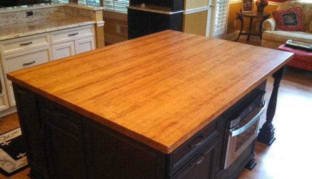 Cherry Distressed Edge Grain 2 San Diego - The Countertop Company